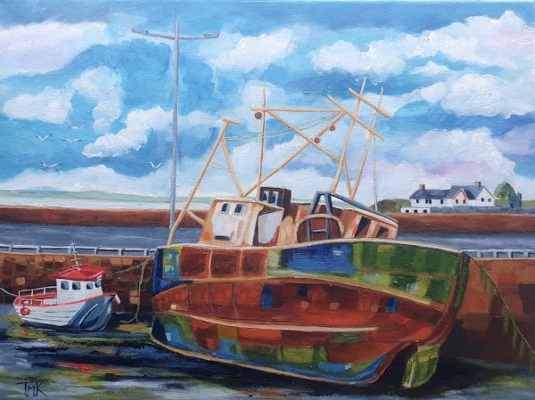 Resting in Anstruther by Teresa Maria Kemp