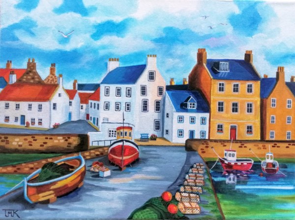 The Harbour, St Monans by Teresa Maria Kemp
