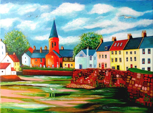 Dreel Halls in Anstruther by Teresa Maria Kemp